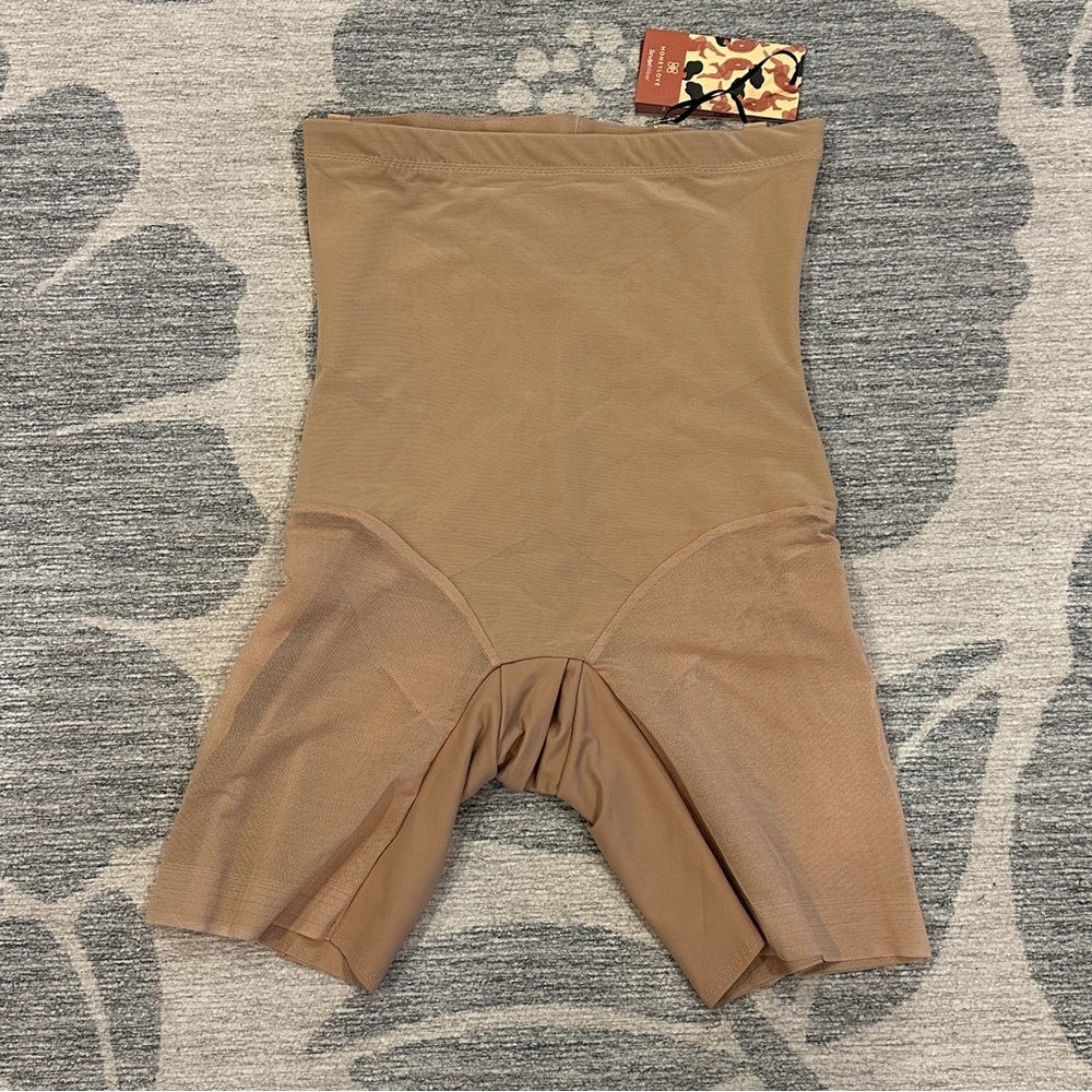 Honeylove SuperPower Short Large Shapewear Sand Sculptwear NWT no strap